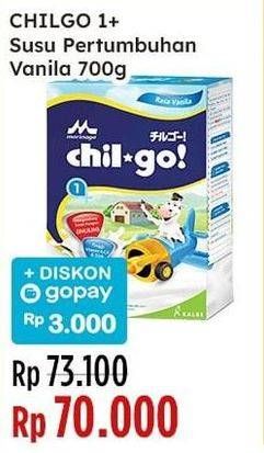 Promo Harga Morinaga Chil Go Bubuk 1+ Vanilla 700 gr - Indomaret