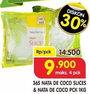Promo Harga 365 Nata De Coco / Nata De Coco Slices 1000gr  - Superindo