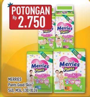 Promo Harga Merries Pants Good Skin S40, M34, L30, XL26  - Hypermart