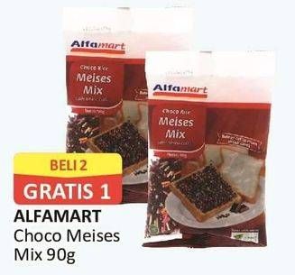 Promo Harga ALFAMART Meises Choco Meises Mix per 2 pouch 90 gr - Alfamart