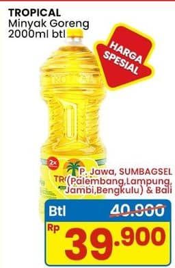 Promo Harga Tropical Minyak Goreng 2000 ml - Indomaret