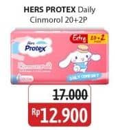 Promo Harga Hers Protex Daily Comfort 22 pcs - Alfamidi