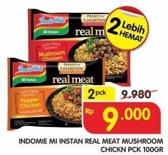 Promo Harga INDOMIE Real Meat Mushroom Chicken per 2 pcs 100 gr - Superindo