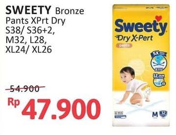 Promo Harga Sweety Bronze Pants Dry X-Pert S36+2, M32, L28, XL24, XL26 24 pcs - Alfamidi