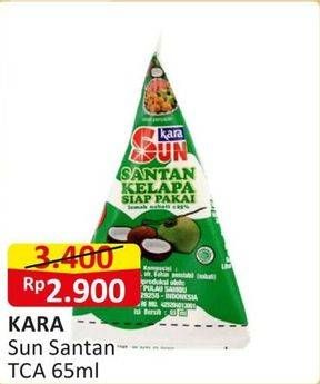 Promo Harga Sun Kara Santan Kelapa 65 ml - Alfamart