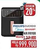 Promo Harga Philips/Cuckoo/Midea/Sharp Air Fryer  - Hypermart