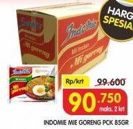 Promo Harga INDOMIE Mi Goreng per 40 pcs 85 gr - Superindo