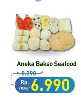 Promo Harga Aneka Bakso Seafood per 100 gr - Hypermart