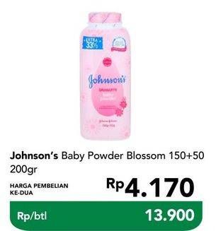 Promo Harga JOHNSONS Baby Powder Blossom 200 gr - Carrefour