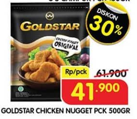 Promo Harga Goldstar Chicken Nugget 500 gr - Superindo