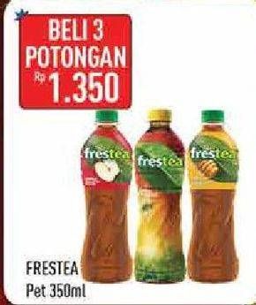 Promo Harga FRESTEA Minuman Teh Apple, Green Honey, Original 350 ml - Hypermart