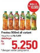 Promo Harga FRESTEA Minuman Teh All Variants 500 ml - Carrefour
