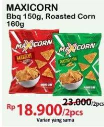 Promo Harga MAXICORN Snack Barbecue, Roasted Corn 150 gr - Alfamart