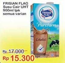 Promo Harga FRISIAN FLAG Susu UHT Purefarm All Variants 900 ml - Indomaret