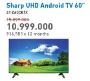 Promo Harga SHARP UHD SMART TV 60"  - Electronic City