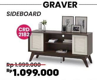 Promo Harga Graver TV Cabinet CRD 2186  - COURTS