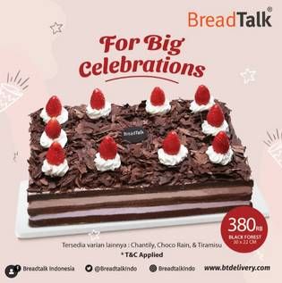 Promo Harga Breadtalk Whole Cake  - BreadTalk