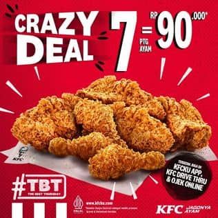 Promo Harga Crazy Deal  - KFC