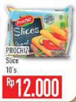 Promo Harga PROCHIZ Slices 10 pcs - Hypermart