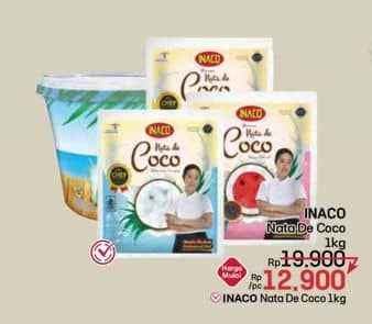 Promo Harga Inaco Nata De Coco 1000 gr - LotteMart