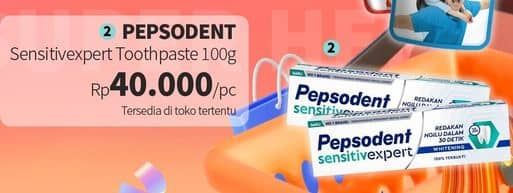 Promo Harga Pepsodent Pasta Gigi Sensitive Expert 100 gr - Guardian