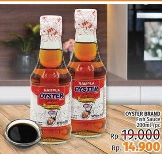 Promo Harga NAMPLA Oyster Fish Sauce 200 ml - LotteMart