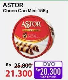 Promo Harga Astor Wafer Roll Chocolate 156 gr - Alfamart