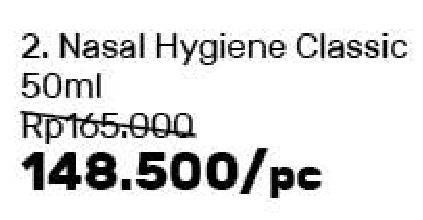 Promo Harga STERIMAR Nasal Hygiene Classic 50 ml - Guardian