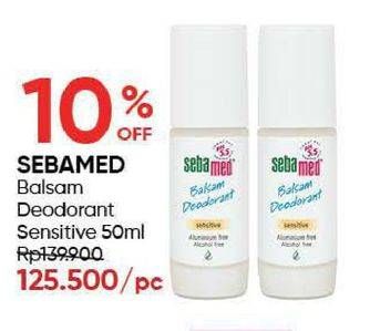 Promo Harga SEBAMED Balsam Deodorant Sensitive Skin 50 ml - Guardian