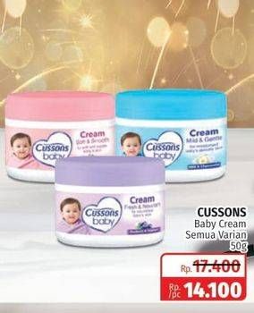Promo Harga CUSSONS BABY Cream All Variants 50 gr - Lotte Grosir