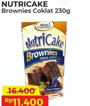 Promo Harga Nutricake Instant Cake Brownies Coklat 230 gr - Alfamart
