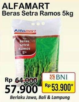 Promo Harga Alfamart Beras Setra Ramos 5 kg - Alfamart