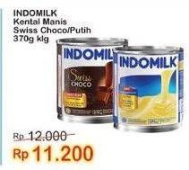 Promo Harga Indomilk Susu Kental Manis Cokelat, Plain 370 gr - Indomaret