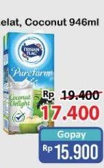 Promo Harga FRISIAN FLAG Susu UHT Purefarm Coconut Delight 946 ml - Alfamart