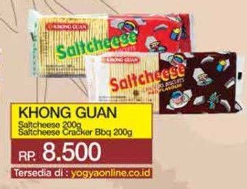 Promo Harga Khong Guan Saltcheese Regular, BBQ 200 gr - Yogya