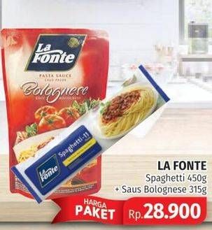 La Fonte Spaghetti/Saus Pasta