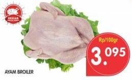 Promo Harga Ayam Broiler per 100 gr - Superindo