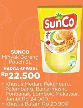 Promo Harga SUNCO Minyak Goreng 2 ltr - Alfamart