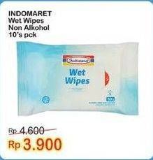 Promo Harga INDOMARET Wet Tissue Non Alkohol 10 sheet - Indomaret