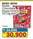 Promo Harga Beng-beng Share It per 25 pcs 9 gr - Indomaret