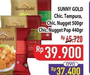 Sunny gold chic Tempura, Chic Nugget 500gr, Chic Nugget Pop 440gr