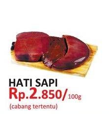 Promo Harga Beef Liver (Hati Sapi) per 100 gr - Yogya