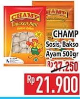 Promo Harga Champ Sosis/Bakso Ayam  - Hypermart