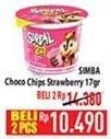 Promo Harga SIMBA Cereal Choco Chips Susu Strawberry 37 gr - Hypermart