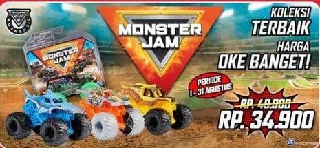 Promo Harga Hot Wheels Monster Jam Assorted  - Alfamart