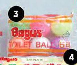 Promo Harga BAGUS Toilet Colour Ball W3807 6 pcs - Carrefour