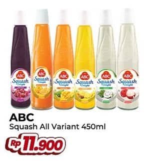 Promo Harga ABC Syrup Squash Delight All Variants 460 ml - Yogya