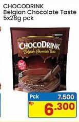 Promo Harga Choco Drink Belgian Chocolate Taste per 5 sachet 28 gr - Indomaret
