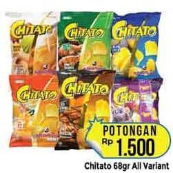 Promo Harga Chitato Snack Potato Chips All Variants 68 gr - Hypermart