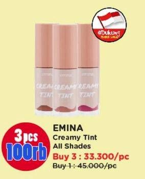 Promo Harga Emina Creamy Tint All Variants 3 gr - Watsons